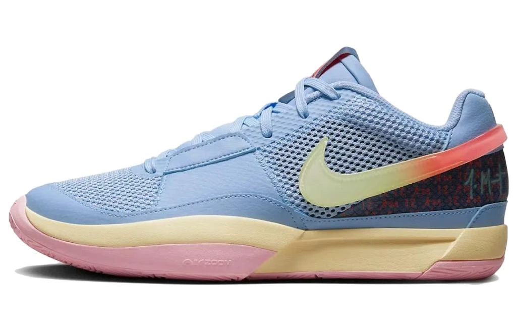 商品[国内直发] NIKE|Ja 1 莫兰特1代 \"Day One\" 时尚百搭 低帮 篮球鞋 男款 蓝黄,价格¥2039,第1张图片