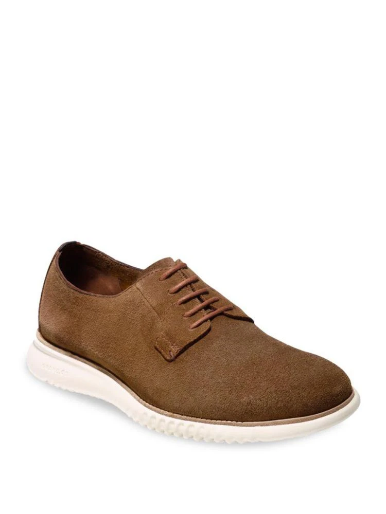 商品Cole Haan|Deco Bourbon Suede Oxfords,价格¥1125,第1张图片