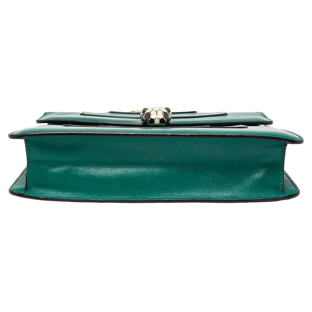 Bvlgari Green Leather Small Serpenti Forever Shoulder Bag 商品