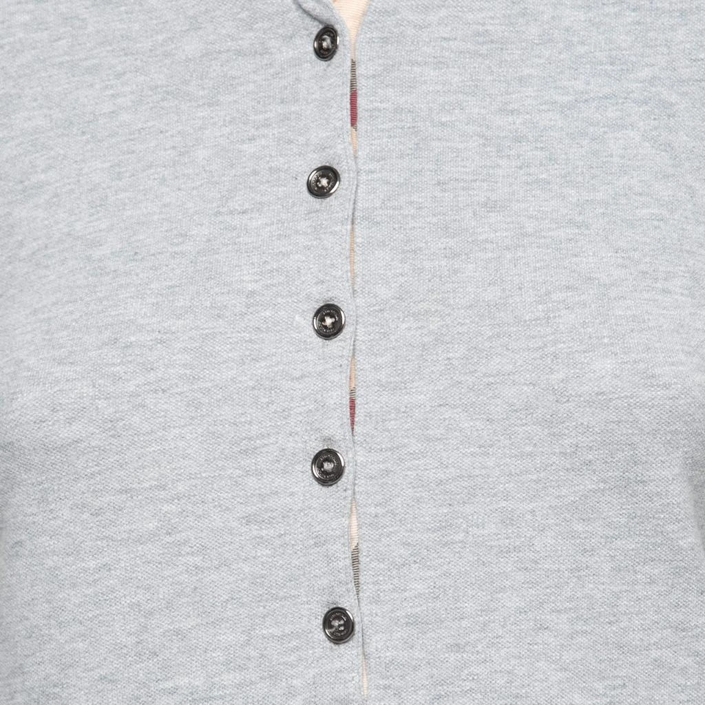 商品[二手商品] Burberry|Burberry Brit Grey Cotton Puff Sleeve Polo T-Shirt S,价格¥1046,第3张图片详细描述