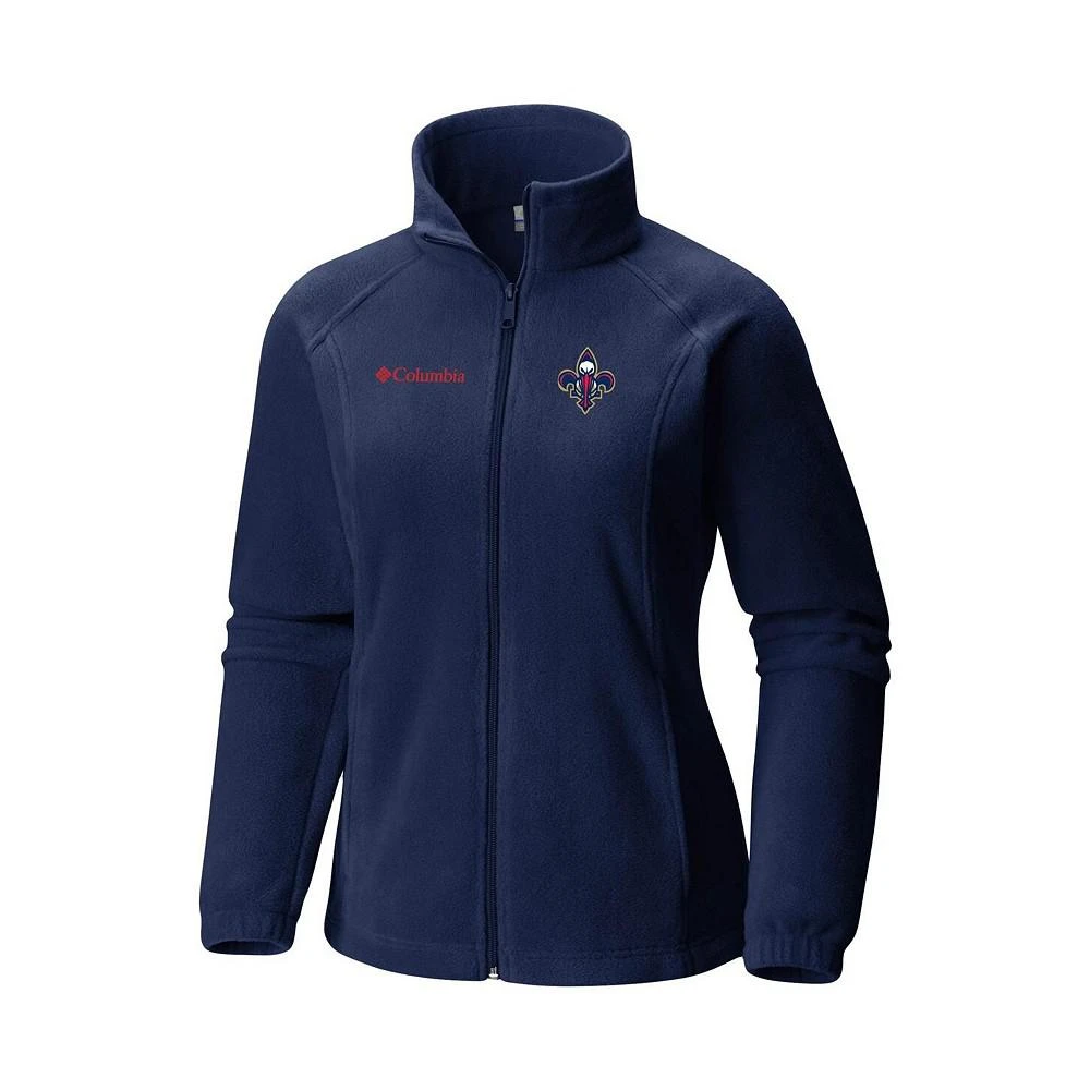 商品Columbia|Women's Navy New Orleans Pelicans Benton Springs Raglan Fleece Full-Zip Jacket,价格¥561,第3张图片详细描述