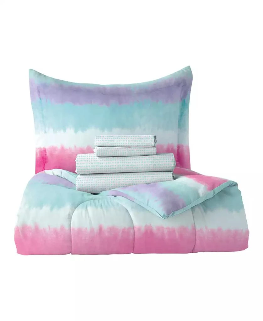 商品Macy's|Kids Tie Dye Stripe Comforter Set,价格¥1050,第2张图片详细描述