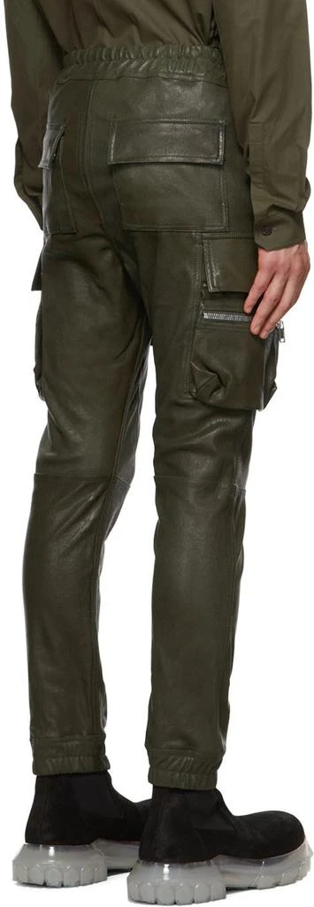 商品Rick Owens|Green Mastodon Leather Pants,价格¥6984,第3张图片详细描述