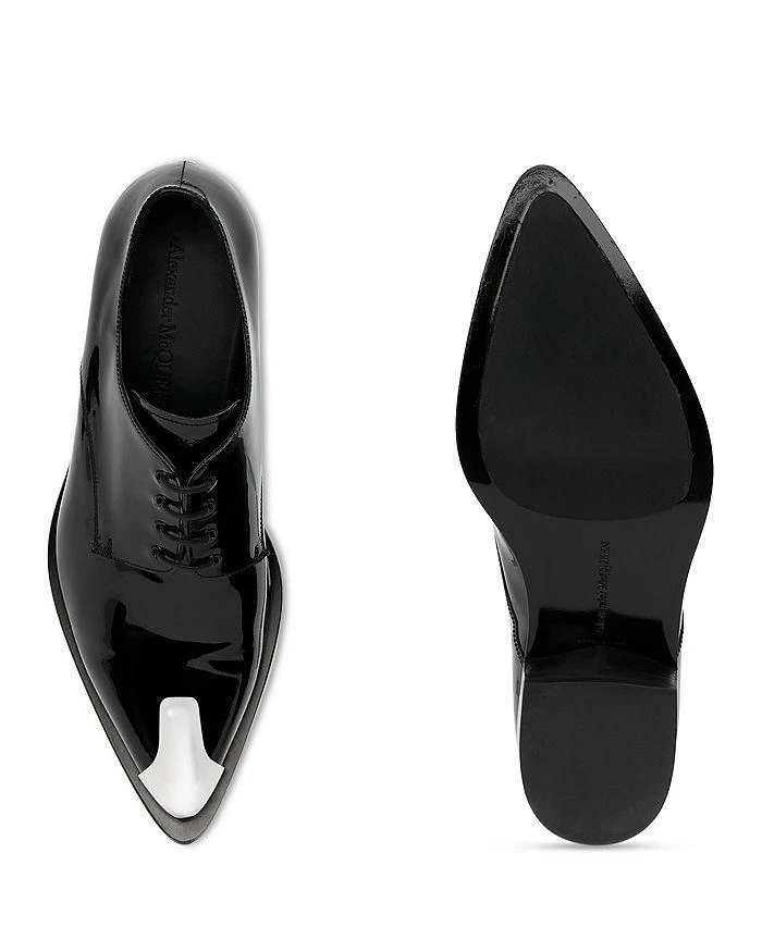 商品Alexander McQueen|Men's Punk Lace Up Derby Dress Shoes,价格¥4641,第4张图片详细描述