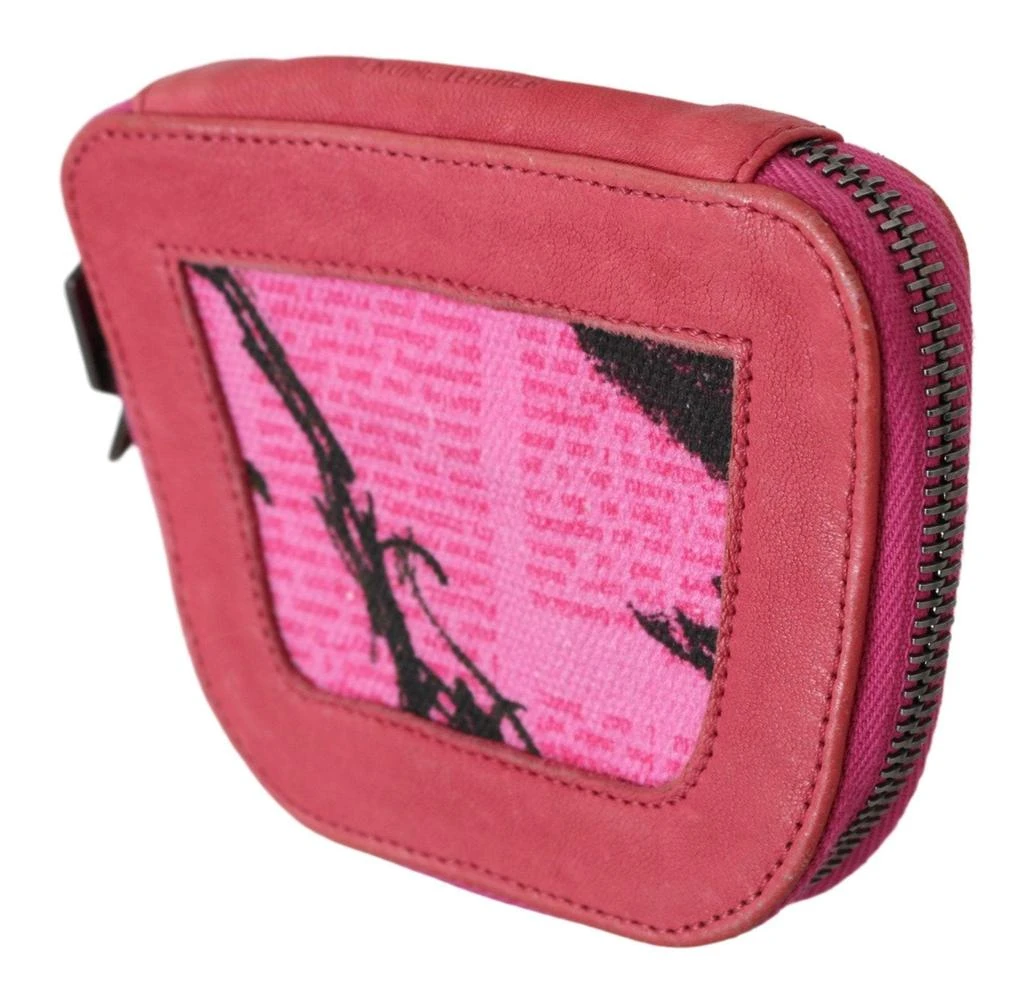 商品PINKO|PINKO  Suede Printed Coin Holder Women Fabric Zippered Purse,价格¥585,第4张图片详细描述