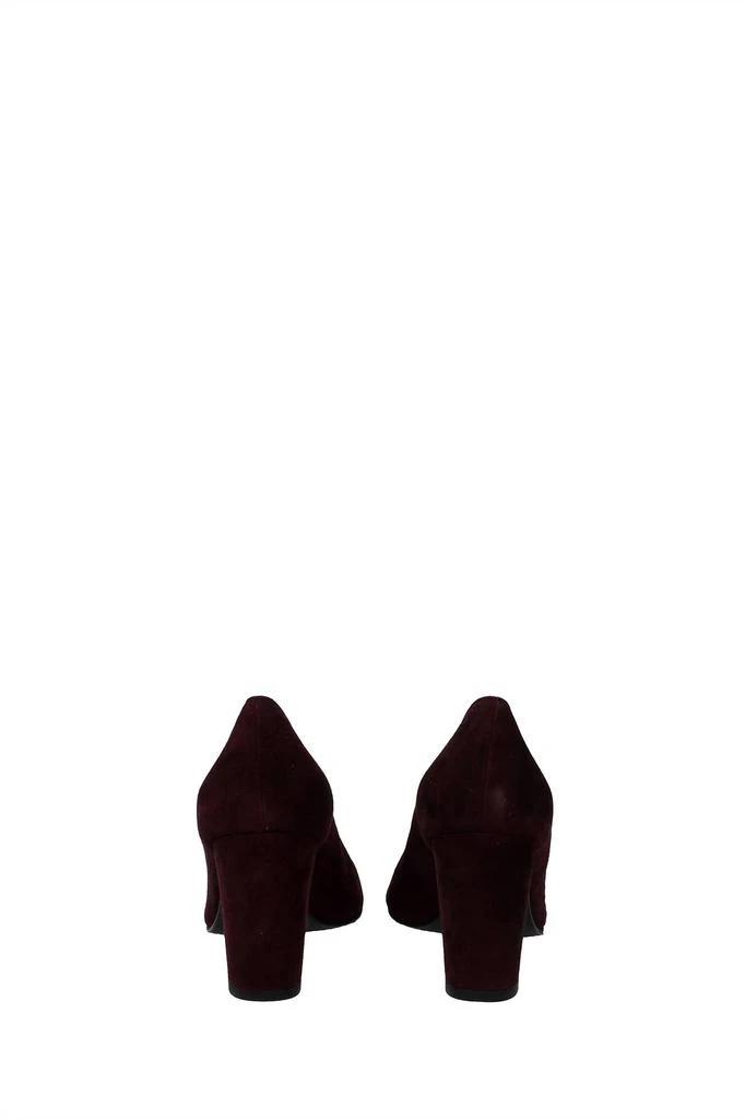 商品Stuart Weitzman|Pumps Suede Red,价格¥1221,第5张图片详细描述