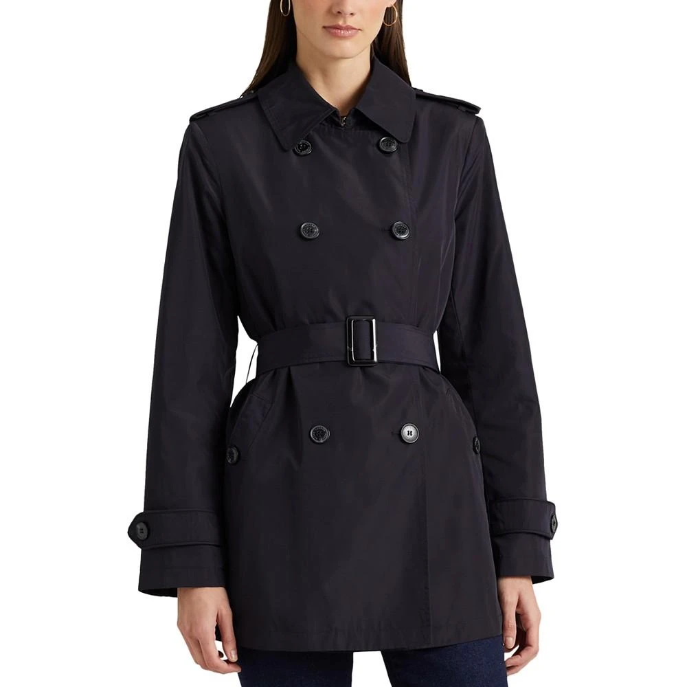 商品Ralph Lauren|Women's Petite Double-Breasted Trench Coat, Created for Macy's,价格¥1646,第1张图片