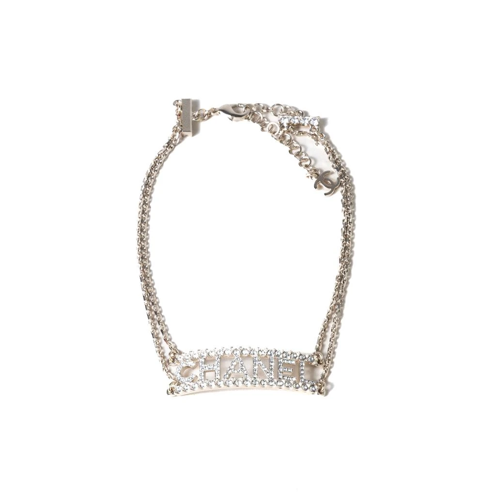 商品Chanel|Chanel 22S Necklace Choker Golden Crystal,价格¥10300,第2张图片详细描述