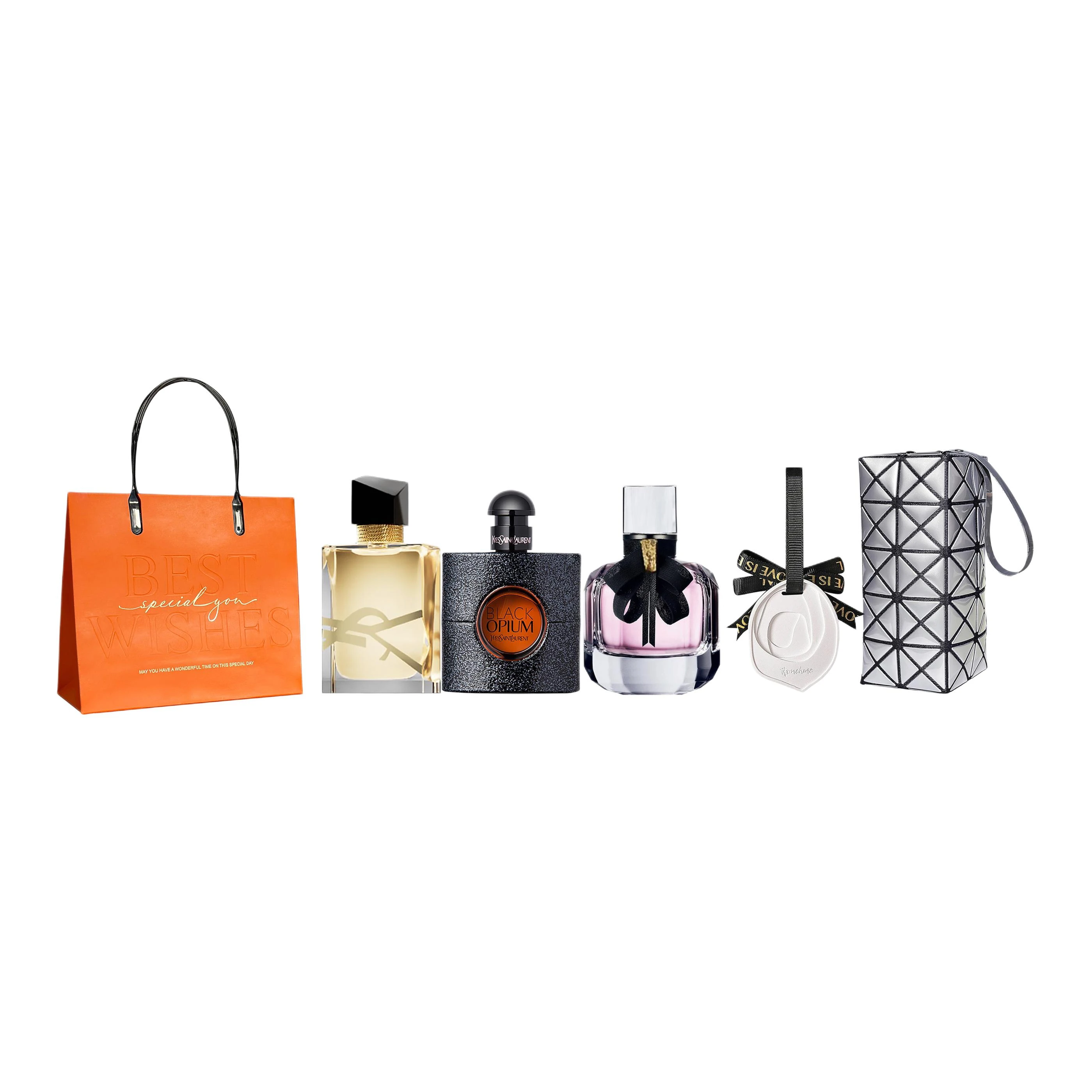 商品[国内直发] Yves Saint Laurent|YSL圣罗兰 自由之水 女士浓香水套装 香水EDP 香水+白石香薰+心想事橙礼袋,价格¥223,第1张图片