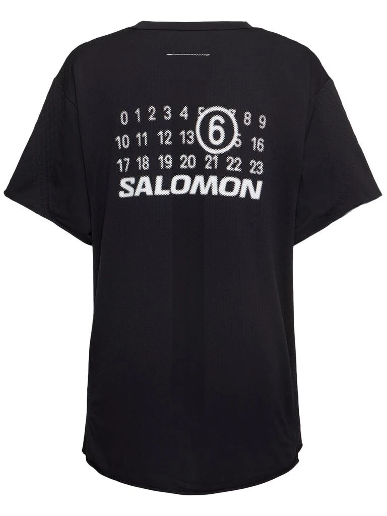 商品MM6|Mm6 X Salomon Logo Jersey T-shirt,价格¥2397,第3张图片详细描述