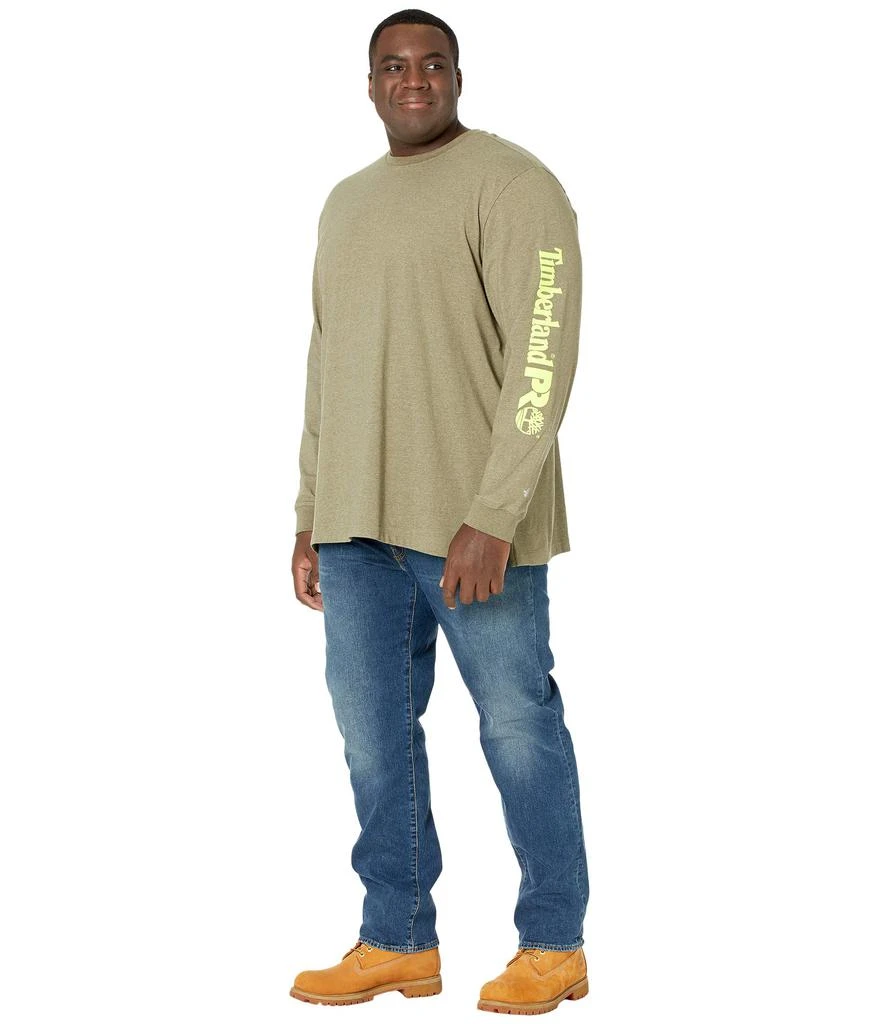 商品Timberland|Extended Base Plate Long Sleeve T-Shirt with Logo,价格¥138,第4张图片详细描述