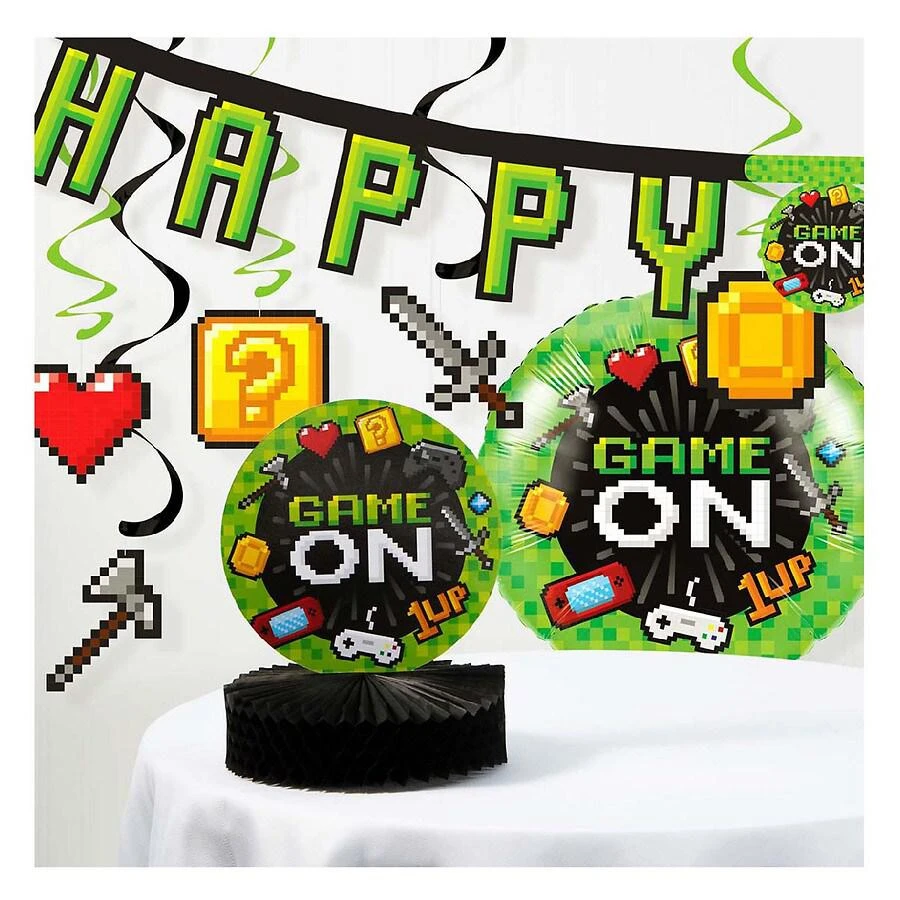 商品Creative Converting|Video Game Party Birthday Decor Kit,价格¥174,第1张图片