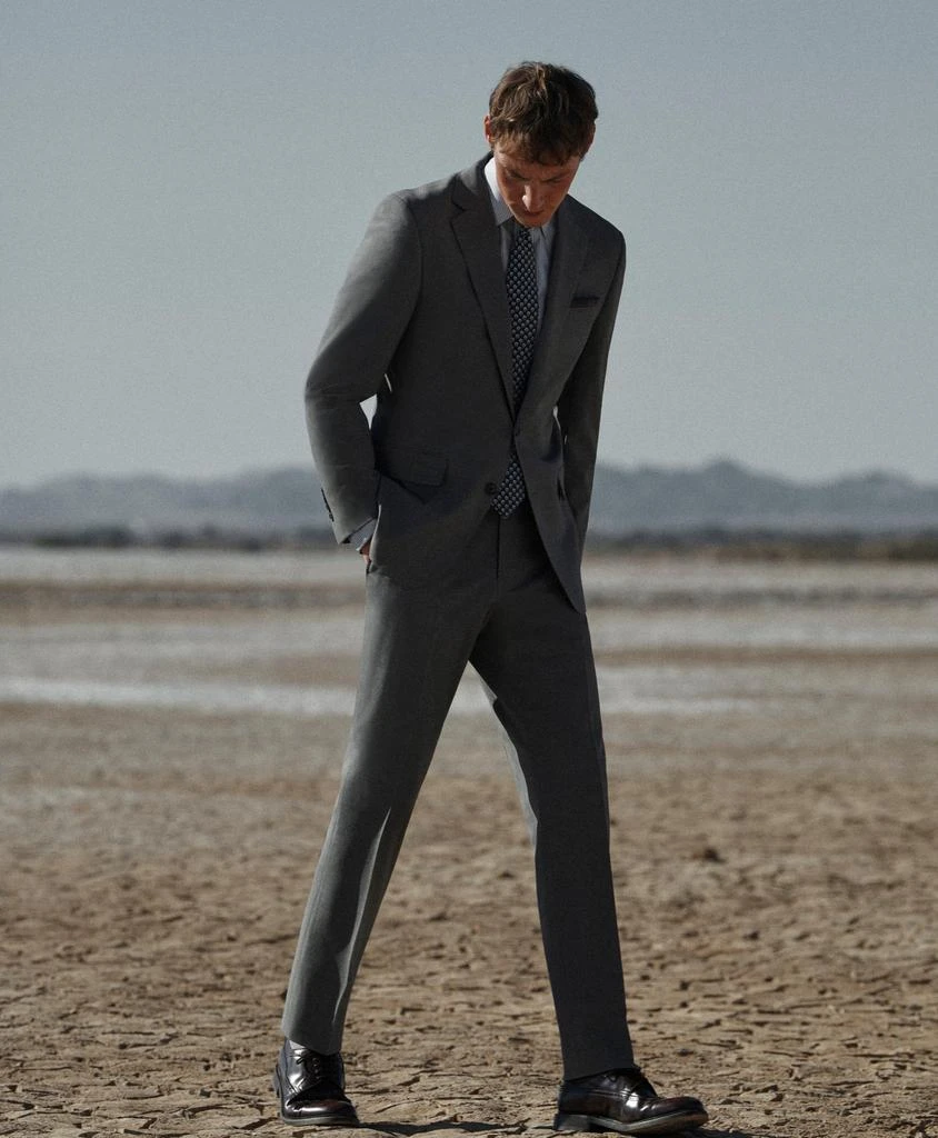 商品Brooks Brothers|Brooks Brothers Explorer Collection Classic Fit Wool Pinstripe Suit Pants,价格¥993,第2张图片详细描述