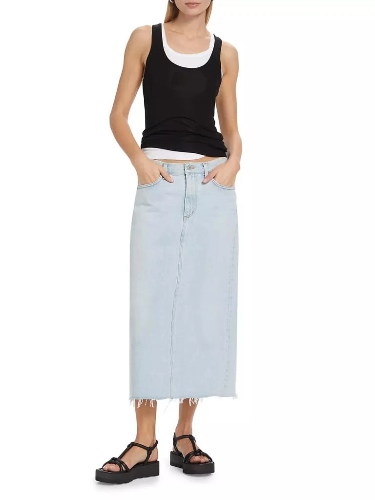 商品AGOLDE|Della Denim Maxi Skirt,价格¥1861,第2张图片详细描述