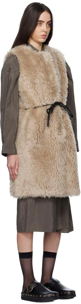 商品Yves Salomon|Beige Belted Vest,价格¥1559,第2张图片详细描述