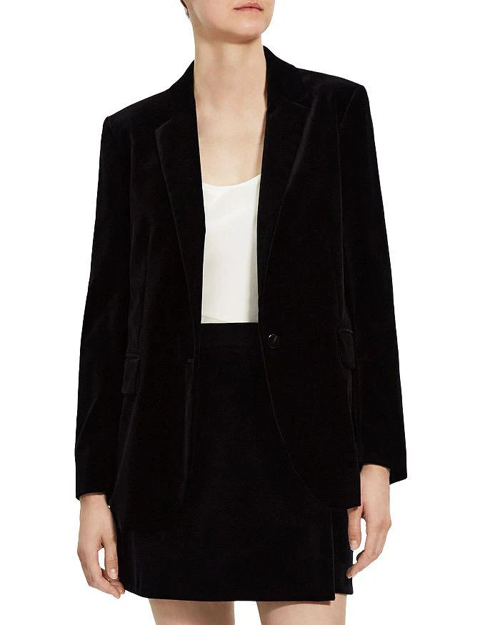 商品Theory|Velvet Boyfriend Blazer,价格¥1338,第1张图片