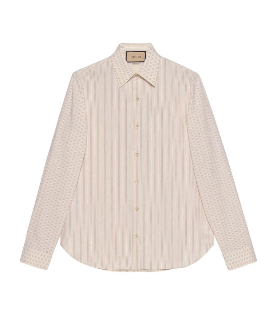 商品Gucci|Cotton Striped Shirt,价格¥4287,第1张图片