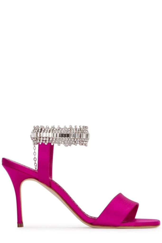 商品Manolo Blahnik|Manolo Blahnik Embellished Strappy Sandals,价格¥4496,第1张图片