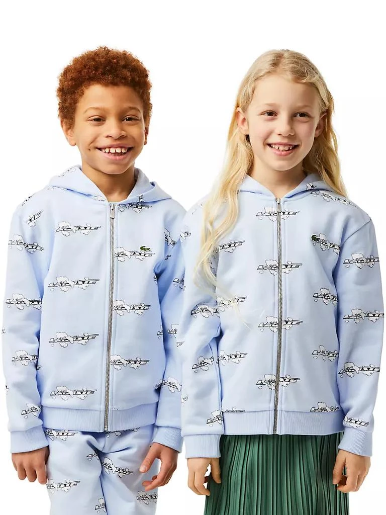 商品Lacoste|Little Kid's & Kid's Logo Cloud Zip Hoodie,价格¥299,第5张图片详细描述