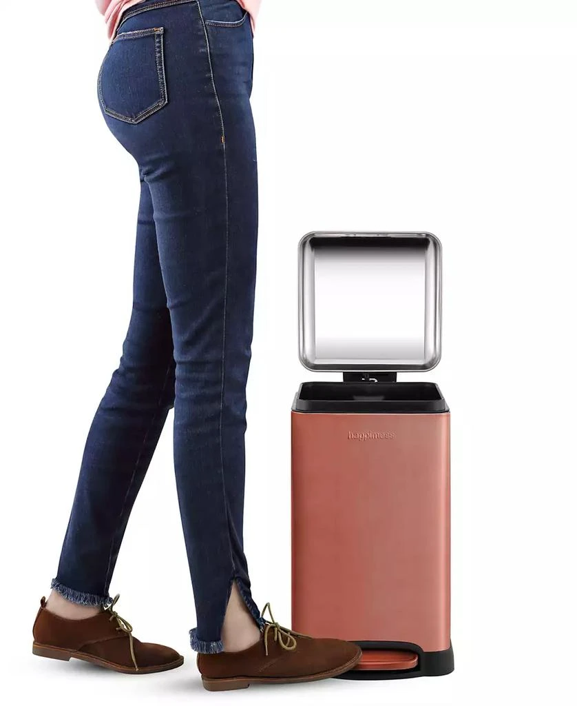 商品JONATHAN Y|Betty Retro Mini Step-Open Trash Can,价格¥332,第5张图片详细描述
