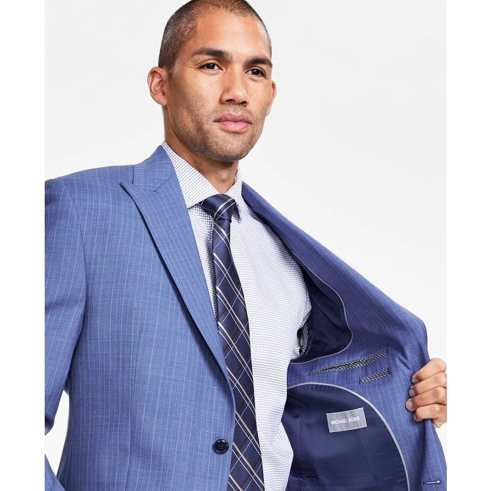 商品Michael Kors|Men's Classic-Fit Pinstripe Wool Stretch Suit Jacket,价格¥3346,第4张图片详细描述