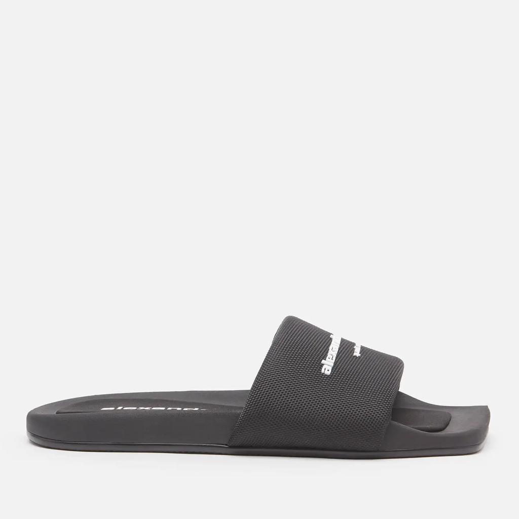 商品Alexander Wang|Alexander Wang Women's Nylon Pool Slide Sandals - Black,价格¥1951,第1张图片