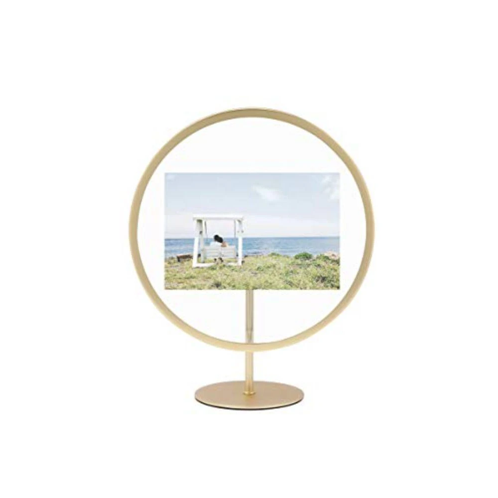 商品Umbra|Umbra Infinity Picture Frame, Floating Photo Display For Desk Or Wall, 4x6,价格¥286,第1张图片