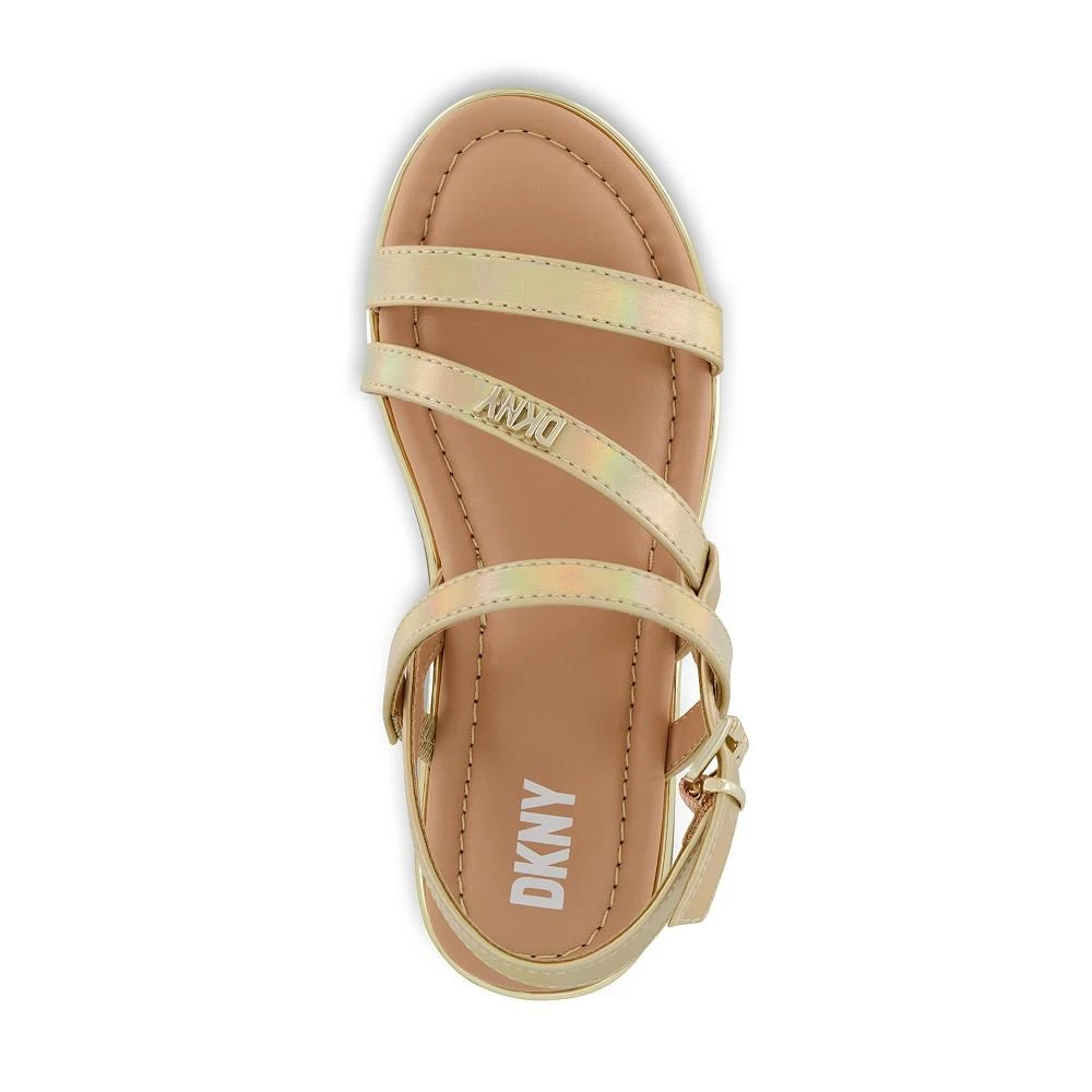 商品DKNY|Little Girls Open Toe Flat Sandals,价格¥328,第4张图片详细描述