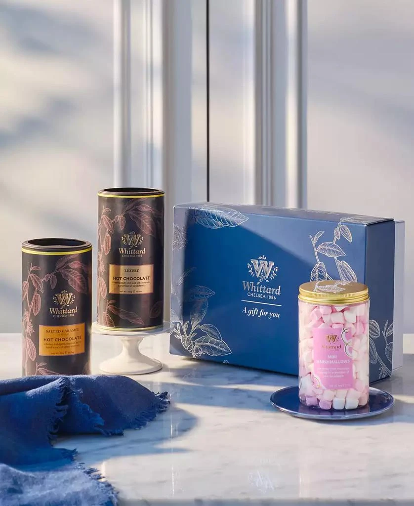 商品Whittard of Chelsea|Hot Chocolate and Mini Marshmallow Gift Set, 35 Servings,价格¥368,第3张图片详细描述