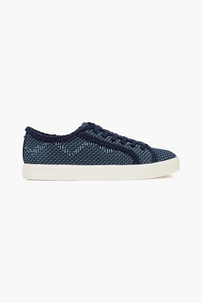 商品Sam Edelman|Elena braid-trimmed knitted sneakers,价格¥150,第1张图片