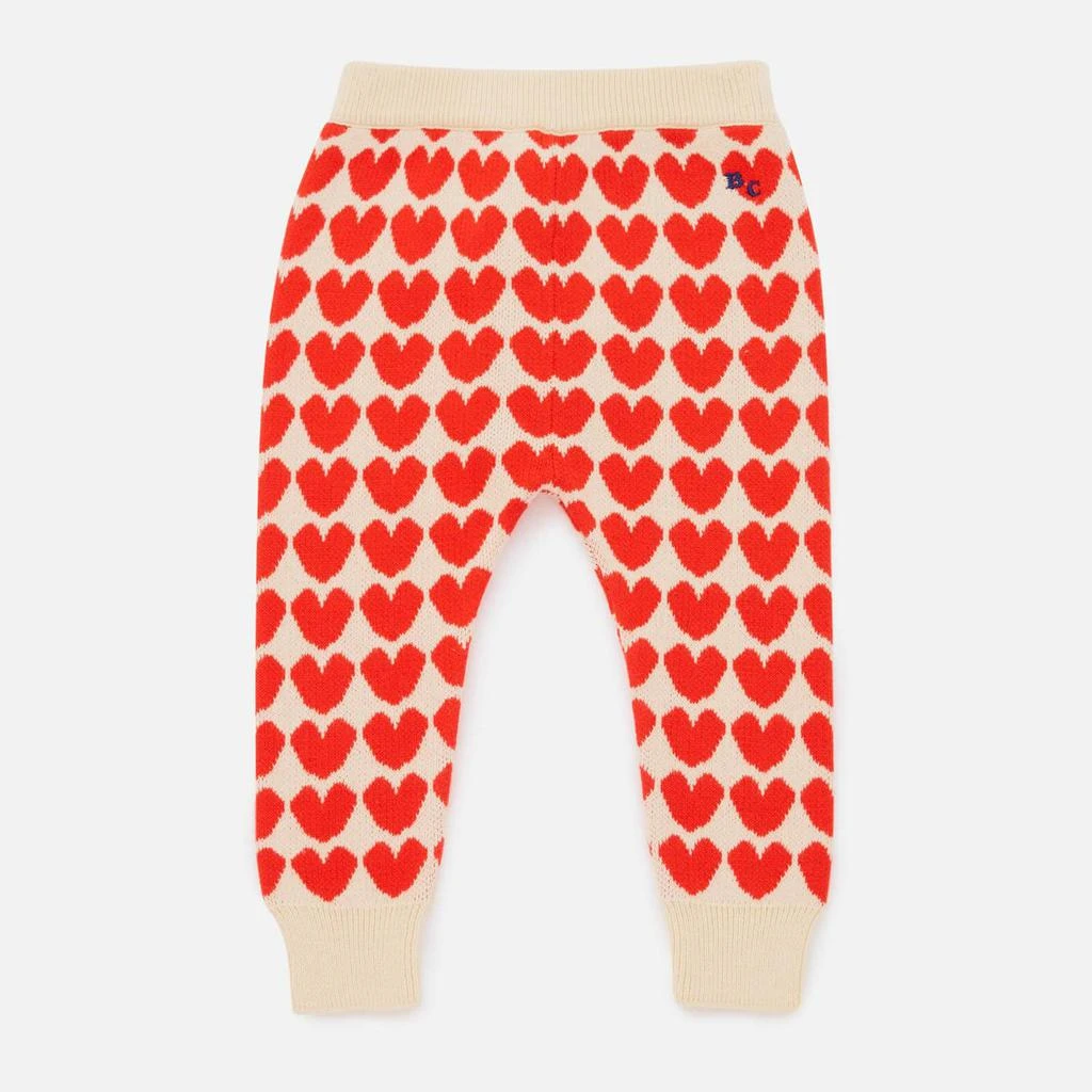 商品BOBO CHOSES|BoBo Choses Baby’s Knitted Heart Jacquard Cotton Trousers,价格¥321,第1张图片