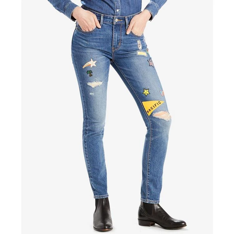 商品Levi's|721 高腰涂鸦款牛仔裤-梅西独家贩售,价格¥148,第1张图片