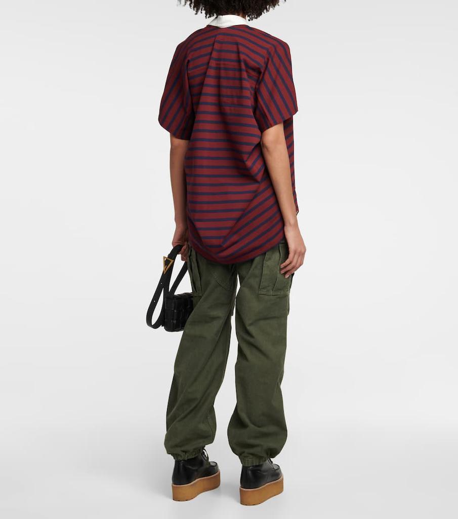 商品VisVim|Striped cotton polo top,价格¥3134,第5张图片详细描述