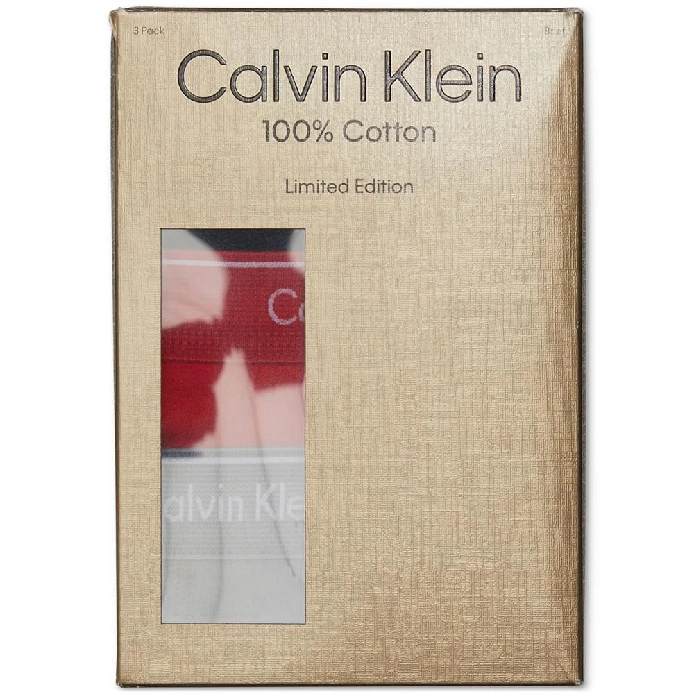 商品Calvin Klein|Men's Cotton Classics Briefs 3-Pk., A Macy's Exclusive,价格¥151,第4张图片详细描述