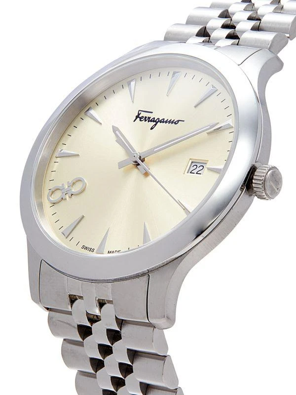 商品Salvatore Ferragamo|40MM Stainless Steel Analog Bracelet Watch,价格¥2583,第3张图片详细描述