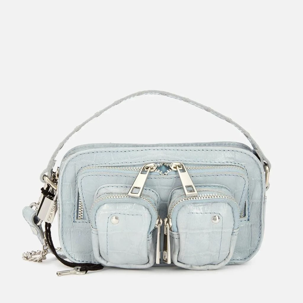 商品[国内直发] Nunoo|【做工瑕疵】Núnoo Women's Helena Croco Cross Body Bag - Light Blue,价格¥415,第1张图片