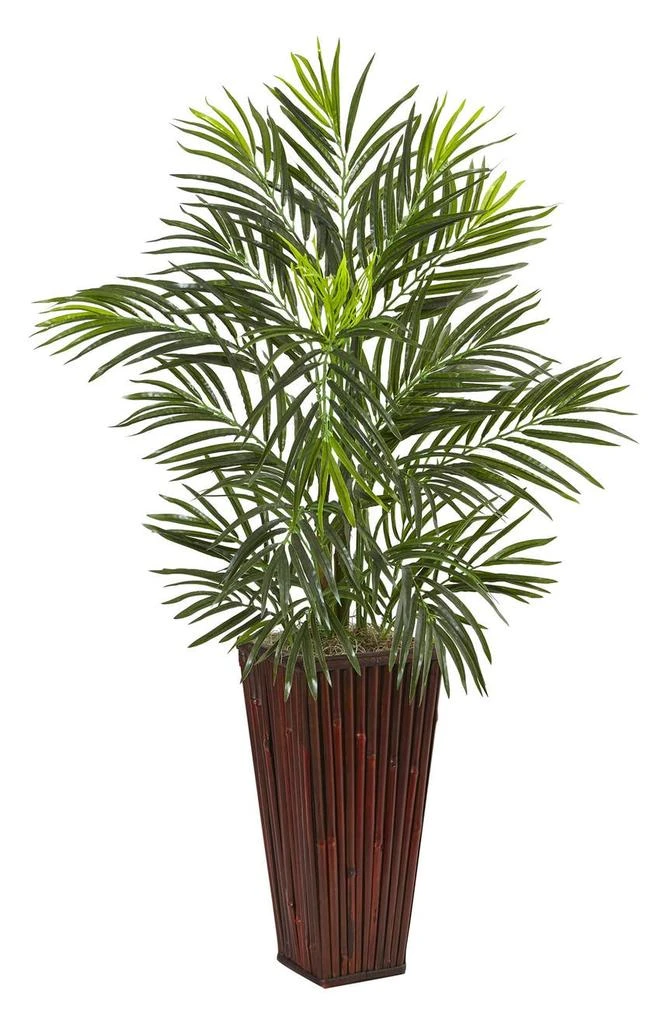 商品NEARLY NATURAL|41-Inch Areca Palm Bamboo Planter,价格¥703,第1张图片