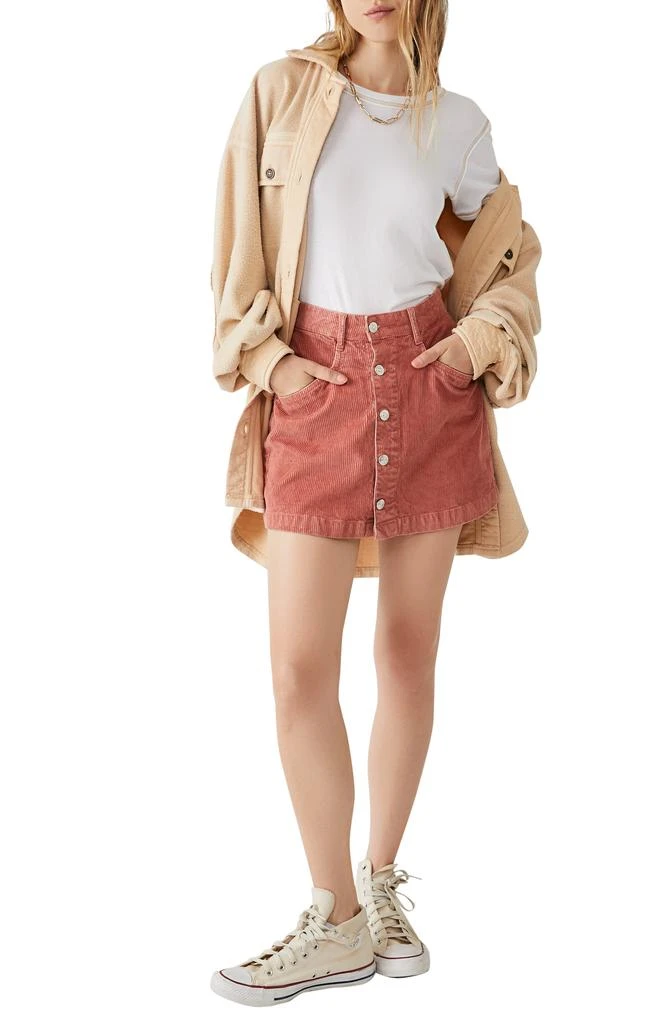 Ray Cotton Corduroy Miniskirt 商品