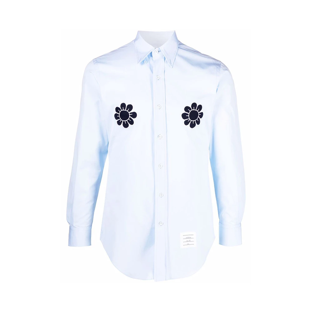 商品Thom Browne|Thom Browne 男士浅蓝色衬衫 MWL334E-10347-480,价格¥2062,第1张图片