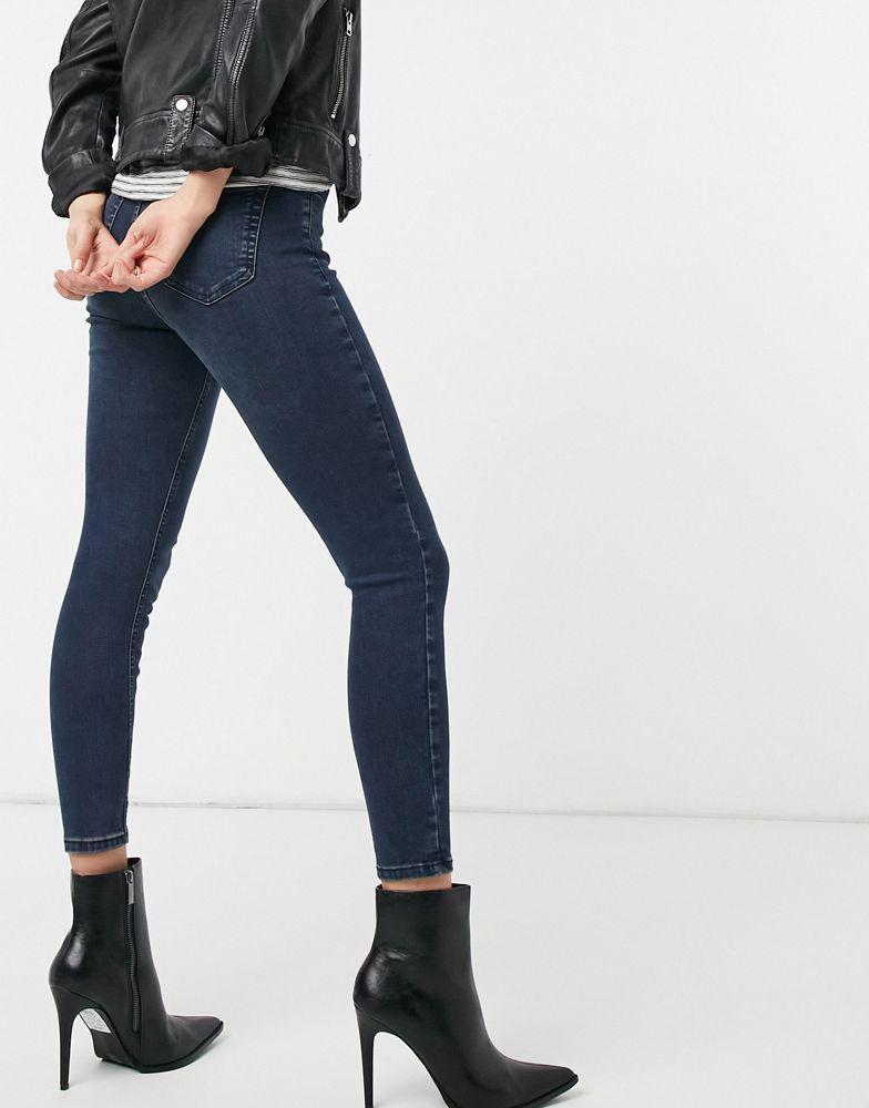 商品Topshop|Topshop Jamie skinny jeans in blue,价格¥147,第4张图片详细描述