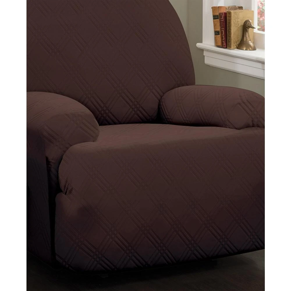 商品P/Kaufmann Home|Stretch Sensations Double Diamond Jumbo Recliner Cover,价格¥479,第2张图片详细描述