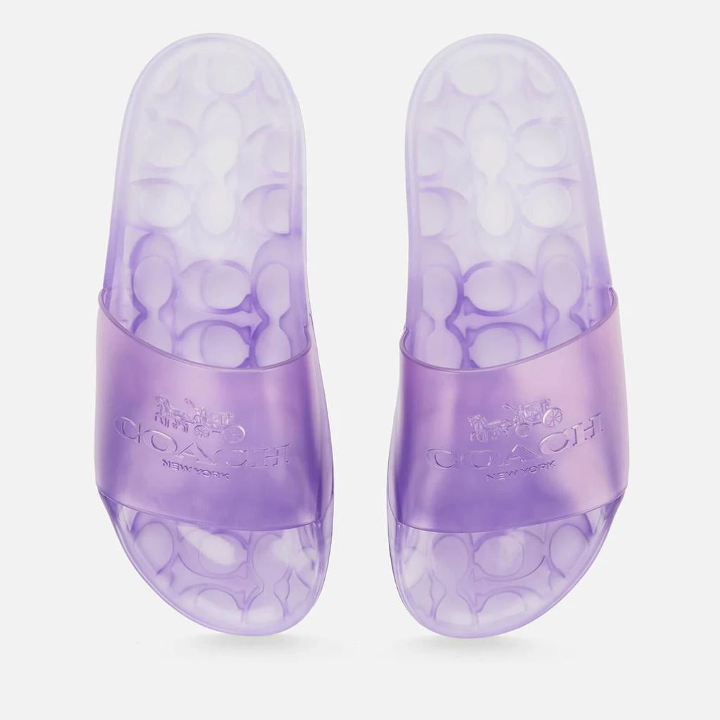 商品Coach|Coach Women's Ulyssa Slide Sandals - Violet,价格¥336,第2张图片详细描述