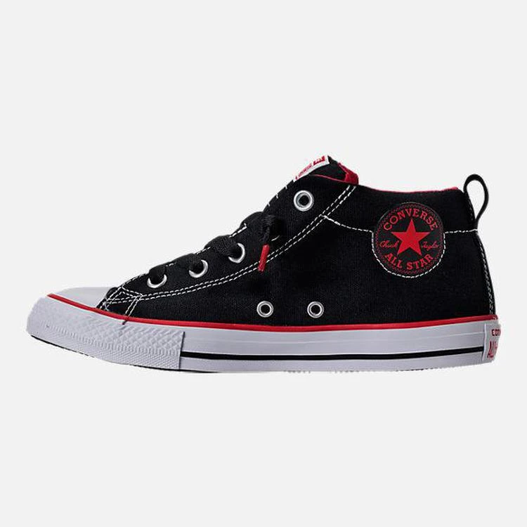 商品Converse|Boys' Big Kids' Converse Chuck Taylor Street Mid Casual Shoes,价格¥112,第4张图片详细描述