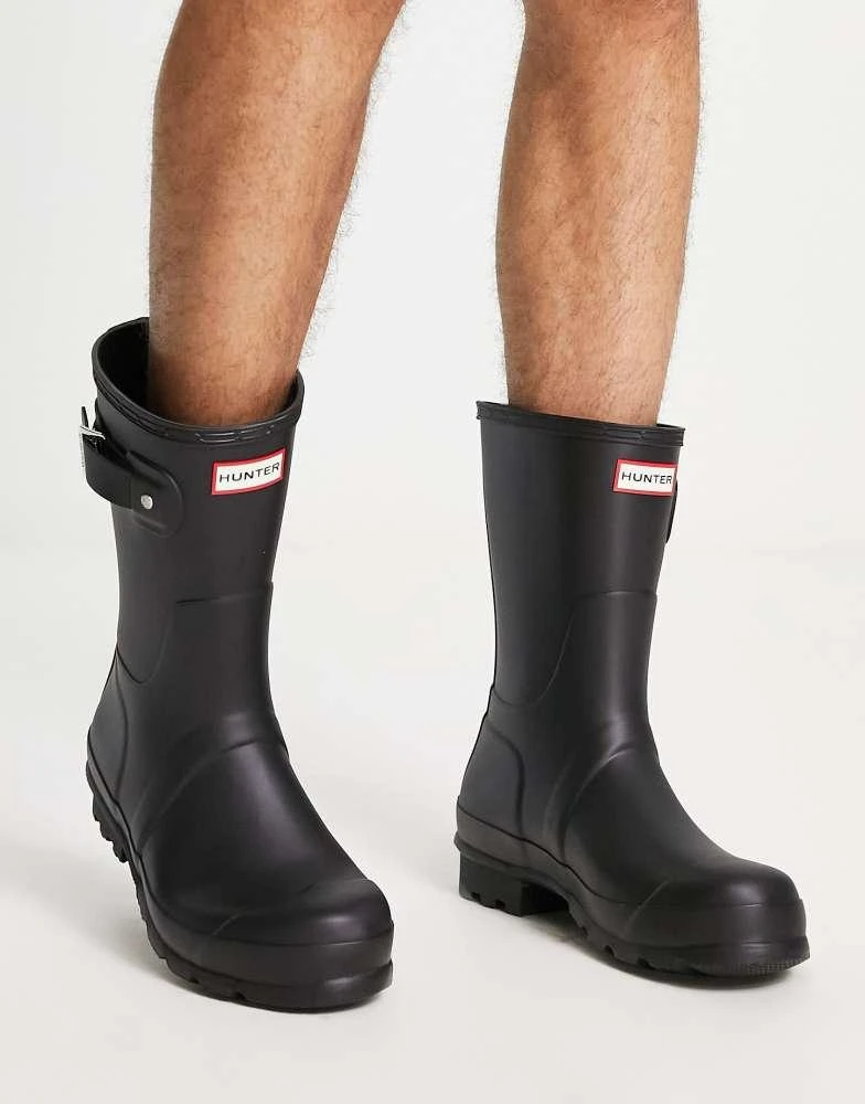商品Hunter|Hunter original short hunter boots in black,价格¥1132,第4张图片详细描述