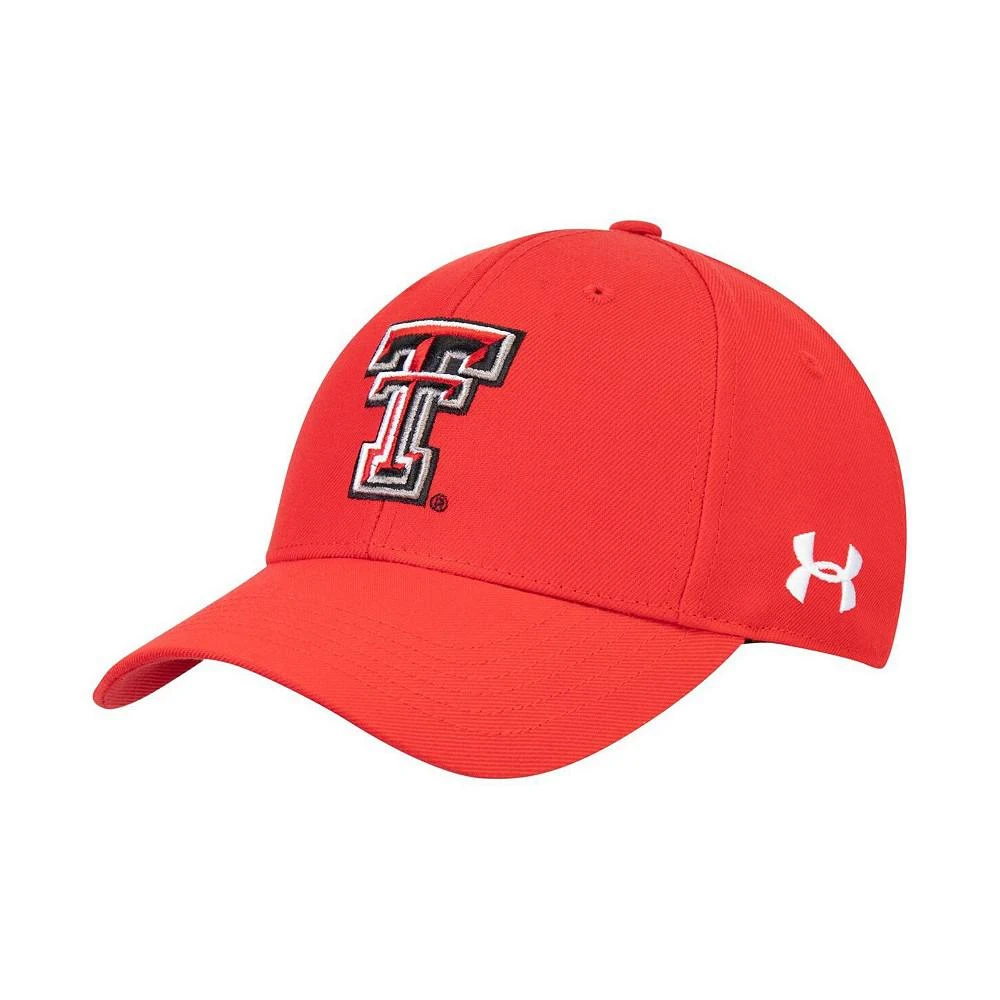 商品Under Armour|Men's Red Texas Tech Red Raiders Classic Structured Adjustable Hat,价格¥141,第1张图片