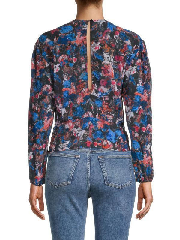 商品IRO|Printed Tulip-Hem Top,价格¥413,第2张图片详细描述