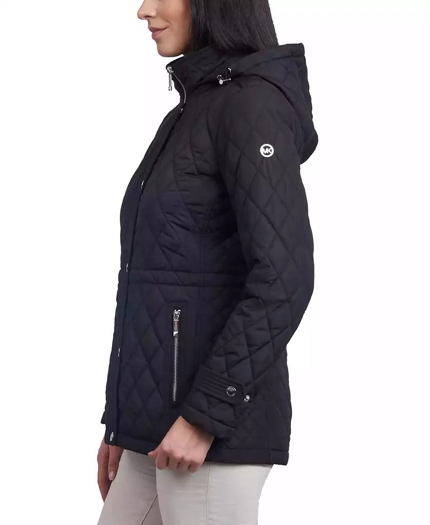 商品Michael Kors|Women's Quilted Hooded Anorak Coat,价格¥1497,第3张图片详细描述