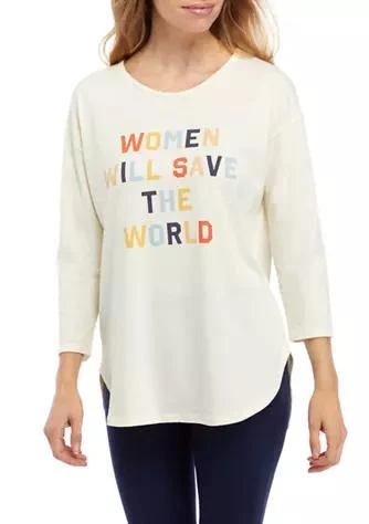 商品Wonderly|Studio Petite Women Graphic T Shirt,价格¥53,第1张图片