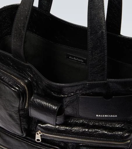 商品Balenciaga|Superbusy做旧皮革托特包,价格¥22342,第4张图片详细描述
