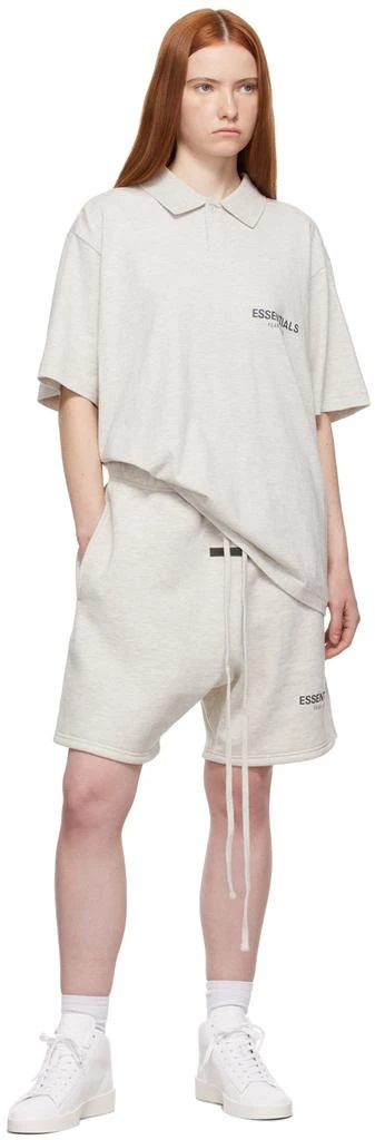 商品Essentials|Off-White Fleece Sweat Shorts,价格¥554,第4张图片详细描述